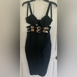 FashionNova Black Sexy Bandage Dress w/ tags